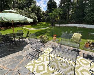 Lots of outdoor furniture!