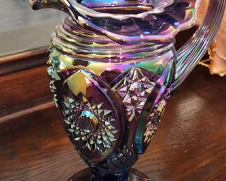 Fenton Plum Pitcher