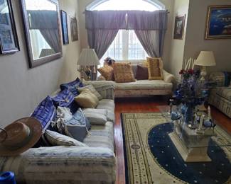 Home decor, furniture, lighting, rug