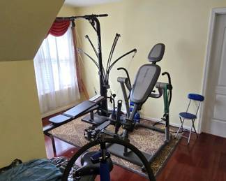 Bowflex and work out machines