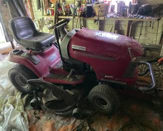 Craftsman lawn tractor, not tested, been sitting for a few years.