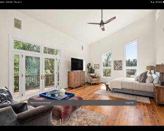 King frame $200. Couch $200. Linens, pillows, decor available and priced accordingly.