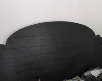 King size bed - high 4 poster head and footboards. Massive and beautiful
