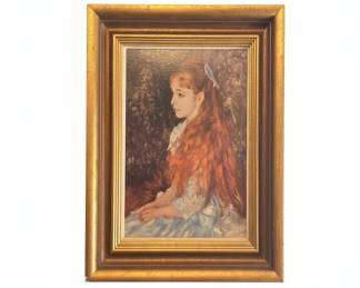 PierreAuguste Renoir Portrait of Mademoiselle Irene Cahen dAnvers Reproduction