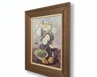 Henk Bos Still Life Oil Painting