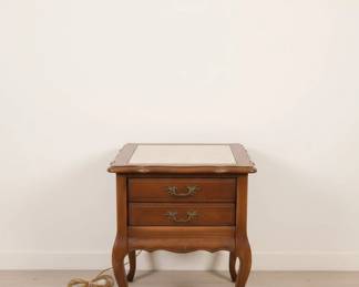 Hammary French Provincial Style TwoDrawer Nightstand