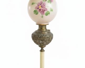 VictorianStyle GonewiththeWind Oil Lamp