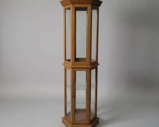 Pulaski Lighted Corner Curio Cabinet