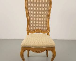 Drexel Heritage French Provincial Cane Back Dining Chair