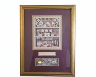 Sandy Lynam Clough The Greatest of These is Love Framed Art with Collector Spoon