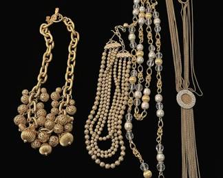 Vintage Costume Jewelry Necklace Collection