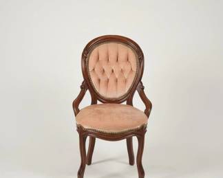 Victorian Balloon Back Parlor Chair