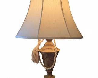 Neoclassical Style Alabaster Urn Table Lamp