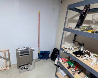 Items Located in The Un-Finished Area Of The Lower Level