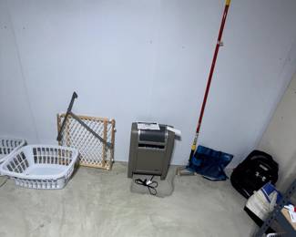 Items Located in The Un-Finished Area Of The Lower Level