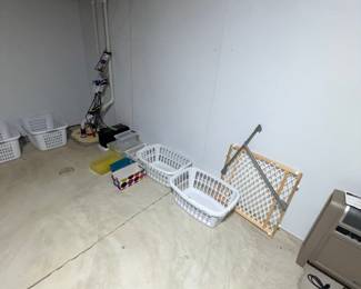 Items Located in The Un-Finished Area Of The Lower Level