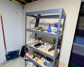 Items Located in The Un-Finished Area Of The Lower Level