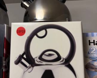 Copco stainless steel whistling stovetop kettle