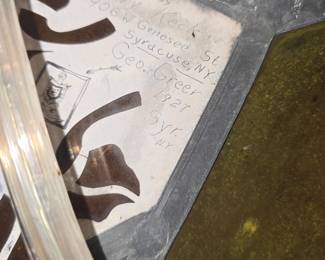 Repair tag for window in 1927