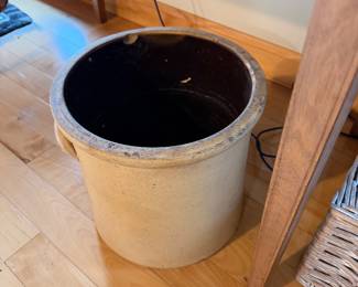 vintage stoneware crock