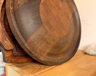 1960s Dansk teak cutting board and serving tray designed by Jens Quistgaard