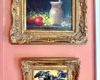 Mike Shields (Apple, grapes still life) Fairfax Nabers Hello Blackbirds