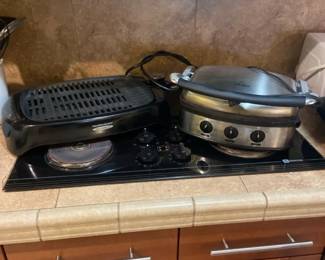 Oster Grill Griddle With Hamilton Beach Grill