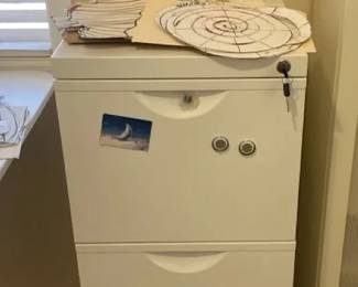 Filing Cabinet Filled With Elementary Art And Templates