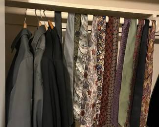 Calvin Klein Sports Jackets, Assorted Ties And More