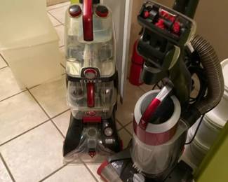 Bissel Vacuum And A Hoover Shampooing Vacuum