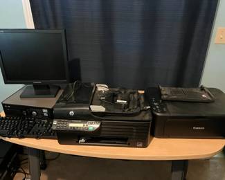 Dell Core I2, Two Printers, Monitor And Keyboard