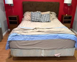 Queen Bed And Two Matching Nightstands