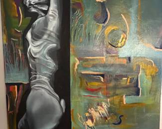 Large Painting On Canvas