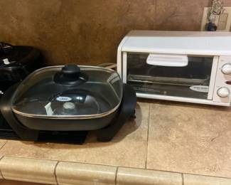 Electric Skillet With Black Decker Toaster Oven
