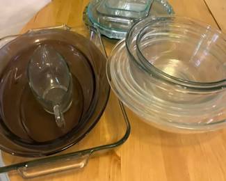 Pyrex And Anchor Hocking Glass Ovenware
