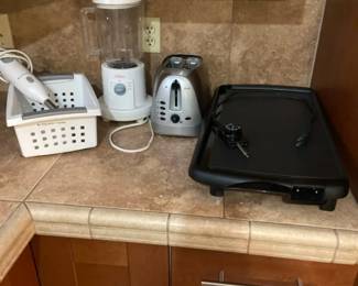 KitchenAid Hand Blender Skillet Toaster And Blender