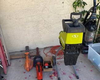 Black Decker, Blower And Hedge Trimmer And More