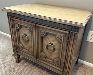 Neoclassical/Mediterranean Revival Style Bedroom Set w/ Twin Headboards