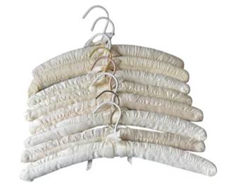 8 Padded Silk Hangers