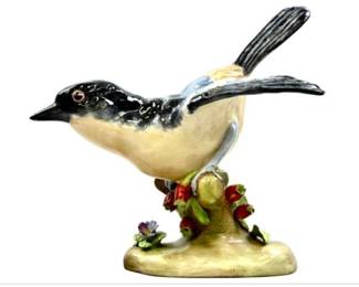 English Porcelain J.T. Jones Staffordshire Bird Figurine