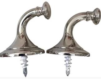 Polished Chrome Wall Hooks