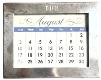 Tiffany & Co Sterling Silver Perpetual Calendar