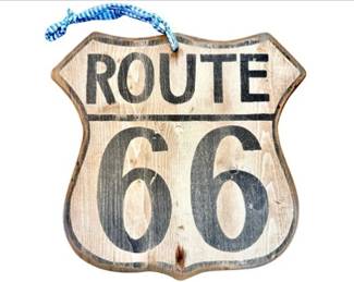 Route 66 Sign - Wood Sign