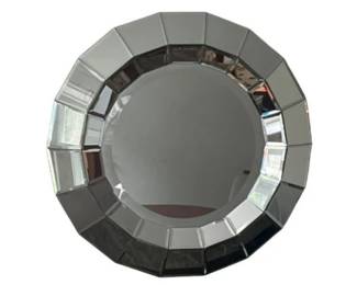 Deco Inspired Beveled Glass Mirror