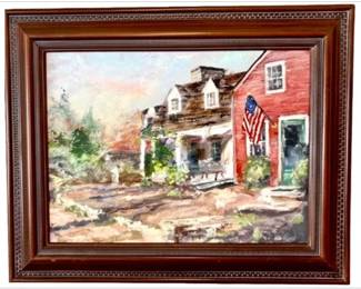 Original Painting By Darien Artist Robert Johnson