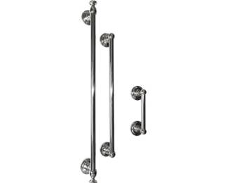 Polished Chrome Towel Bars & Paper Roll