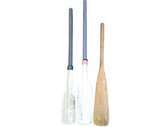 Set Of Three Oars