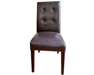 Faux Leather Side Chair - Excellent Condition