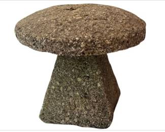 Small Concrete Garden Mushroom Accent