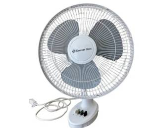 Comfort Zone Desk Fan - 3 Speeds, Rotates